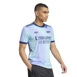 ADI ARSENAL 24-25 THIRD JERSEY CLEAR AQUA/FLASH PURPLE