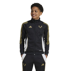 ADI JR MESSI TR JACKET BLACK/GOLD