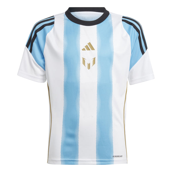 ADI JR MESSI TR JERSEY WHITE/LIGHT BLUE