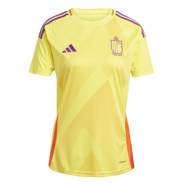 ADI JR BELGIË 2025 AWAY JERSEY IMPACT YELLOW