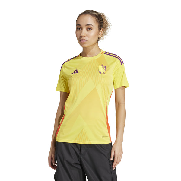 ADI BELGIË 2025 WOMEN AWAY JERSEY IMPACT YELLOW