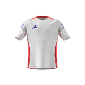 ADI JR TIRO24 COMPETITION TR JERSEY WHITE/SOLAR RED