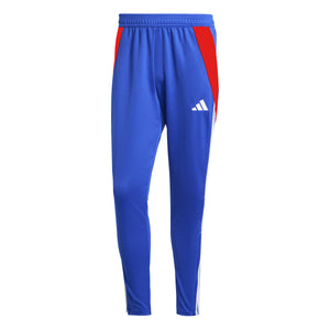 ADI TIRO24 COMPETITION TR PANT LUCID BLUE/SOLAR RED