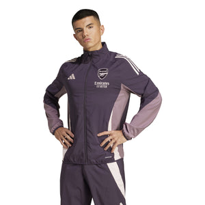 ADI ARSENAL 24-25 PRESENTATION JACKET AURORA BLACK