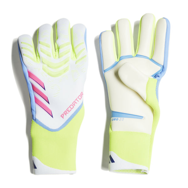 ADI PREDATOR GLOVE PRO WHITE/LUCID LEMON/PINK