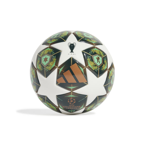 ADI UCL 24-25 MUNICH MINI BALL WHITE/SHADOW GREEN