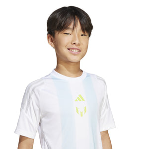 ADI JR MESSI TR JERSEY WHITE/ALMOST BLUE