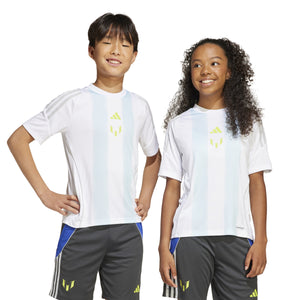 ADI JR MESSI TR JERSEY WHITE/ALMOST BLUE