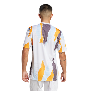 ADI REAL 24-25 PRE-MATCH JERSEY WHITE/CREW ORANGE/CHARCOAL