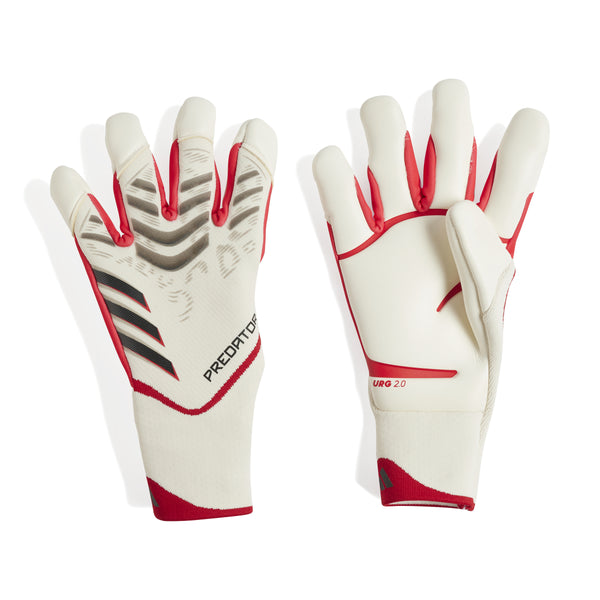 ADI PREDATOR GLOVE PRO HYBRID OFF WHITE/RED