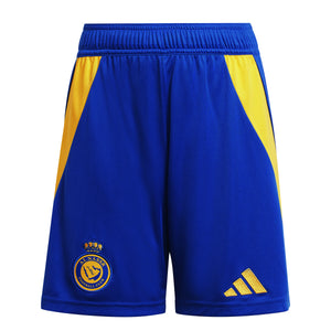 ADI JR AL-NASSR HOME SHORT ROYAL BLUE/IMPACT YELLOW