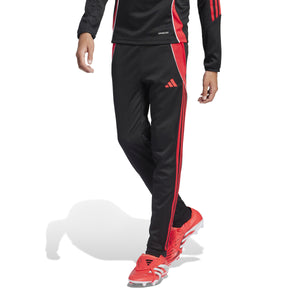 ADI JR TIRO 24 TR PANT BLACK/PURE RUBY