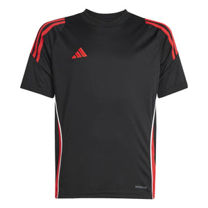 ADI JR TIRO 24 TR JERSEY BLACK/PURE RUBY