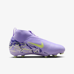 NIKE JR ZM SUPERFLY 10 ACADEMY FG UNITED PURPLE AGATE/BARELY VOLT