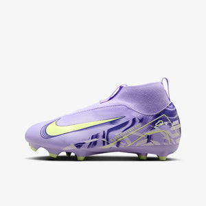 NIKE JR ZM SUPERFLY 10 ACADEMY FG UNITED PURPLE AGATE/BARELY VOLT