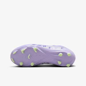 NIKE JR ZM VAPOR 16 ACADEMY FG UNITED PURPLE AGATE/BARELY VOLT