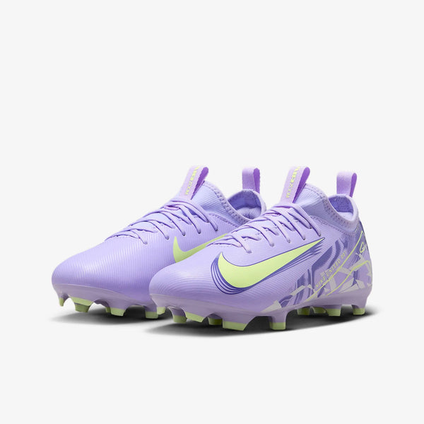 NIKE JR ZM VAPOR 16 ACADEMY FG UNITED PURPLE AGATE/BARELY VOLT