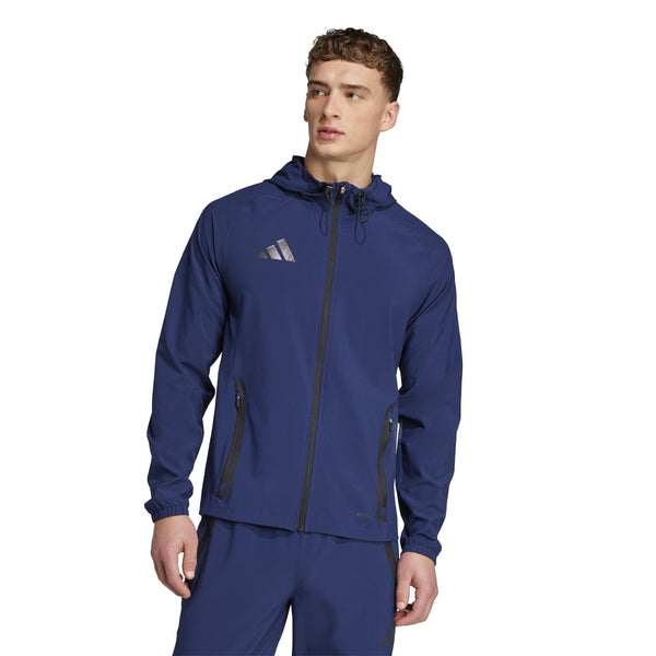 ADI TIRO 25 VISTECH JACKET TEAM NAVY BLUE