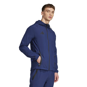 ADI TIRO 25 VISTECH JACKET TEAM NAVY BLUE