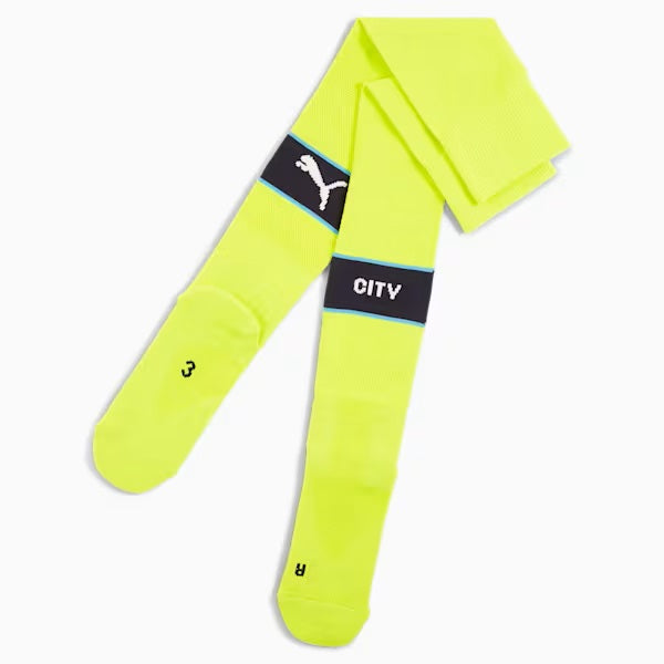 PUMA CITY 24-25 AWAY SOCK YELLOW GLOW