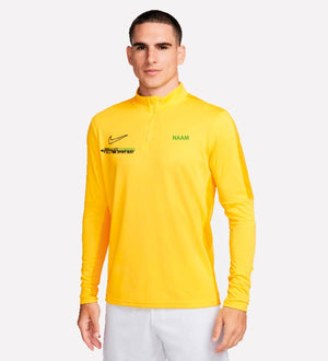 NIKE VOETBALSCHOOL MAXIME GROBET ACADEMY23 DRILL TOP YELLOW