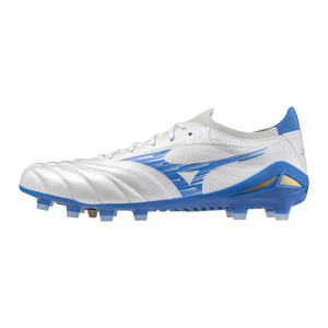 MIZUNO MORELIA NEO IV BETA ELITE FG WHITE/LASER BLUE