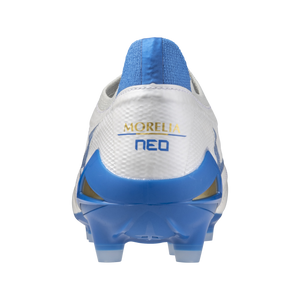 MIZUNO MORELIA NEO IV BETA ELITE FG WHITE/LASER BLUE