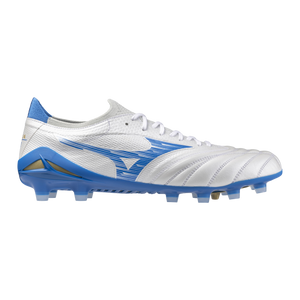 MIZUNO MORELIA NEO IV BETA ELITE FG WHITE/LASER BLUE