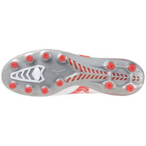 MIZUNO MORELIA NEO IV BETA ELITE  FG WHITE/RADIANT RED