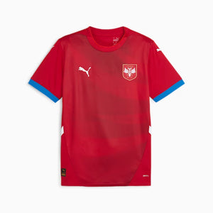 PUMA SERVIË EURO24 HOME JERSEY DARK CHERRY RED