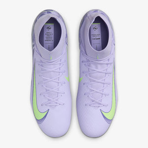 NIKE ZM SUPERFLY 10 ACADEMY FG UNITED PURPLE AGATE/BARELY VOLT