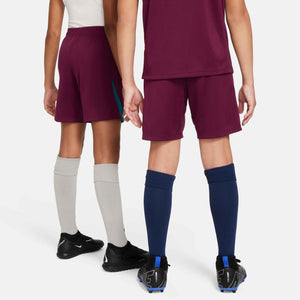 NIKE JR PSG 24-25 STRIKE SHORT BORDEAUX/GEODE TEAL