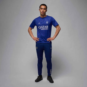 NIKE PSG 24-25 PRE-MATCH SS JERSEY DEEP ROYAL BLUE