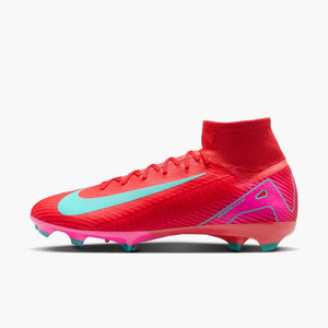 NIKE ZM SUPERFLY 10 PRO FG EMBER GLOW/AURORA GREEN