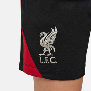 NIKE JR LIVERPOOL 24-25 STRIKE SHORT BLACK/GYM RED