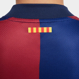 NIKE JR BARCELONA 24-25 HOME JERSEY ROYAL BLUE/NOBLE RED