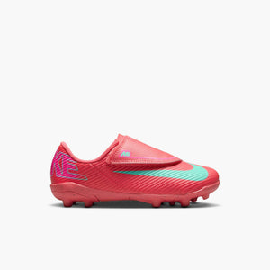 NIKE JR VAPOR 16 CLUB MG EMBER GLOW/AURORA GREEN