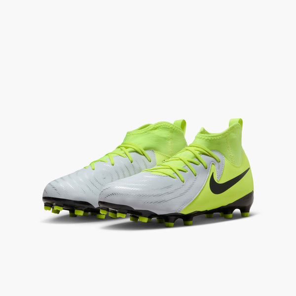 NIKE JR PHANTOM LUNA ll ACADEMY FG METALLIC SILVER/VOLT