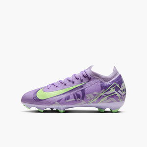 NIKE JR ZM VAPOR 16 PRO FG UNITED PURPLE AGATE/BARELY VOLT