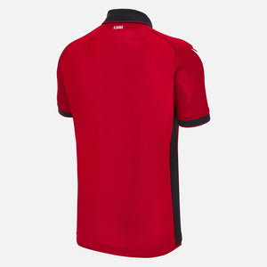 MACRON JR ALBANIE HOME JERSEY RED/BLACK