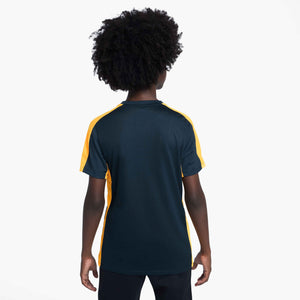 NIKE JR MBAPPE DRI-FIT TOP SS ARMORY NAVY/LASER ORANGE