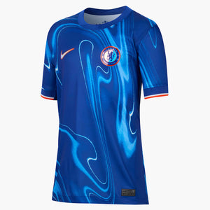 NIKE JR CHELSEA 24-25 HOME JERSEY RUSH BLUE/TEAM ORANGE