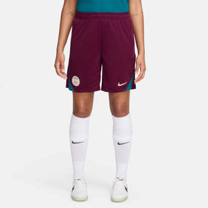 NIKE PSG 24-25 STRIKE SHORT BORDEAUX/GEODE TEAL