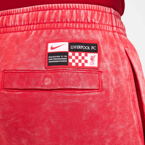 NIKE LIVERPOOL 24-25 CLUB FLEECE PANT UNIVERSITY RED/WHITE