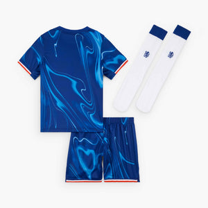 NIKE JR CHELSEA 24-25 LB HOME KIT RUSH BLUE/TEAM ORANGE