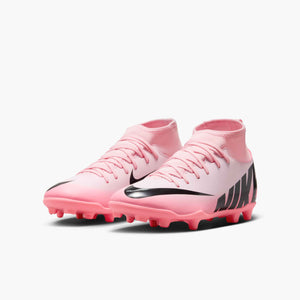 NIKE JR ZOOM MERCURIAL SUPERFLY 9 CLUB FG PINK FOAM/BLACK