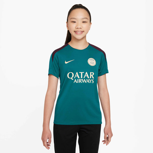 NIKE JR PSG 24-25 STRIKE SS TOP GEODE TEAL