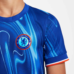 NIKE JR CHELSEA 24-25 HOME JERSEY RUSH BLUE/TEAM ORANGE