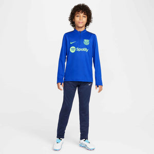 NIKE JR BARCELONA 24-25 STRIKE DRILL TOP OLD ROYAL/LIME BLAST