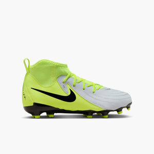 NIKE JR PHANTOM LUNA ll ACADEMY FG METALLIC SILVER/VOLT